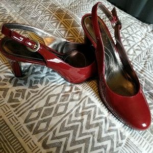 Tahari Ruby Red Heels